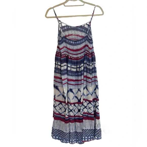 LOFT Beach Tie Dye Sundress Swim Cover Up Boho Flowy Resort Dress Size 4 🏝️ - Picture 6 of 7